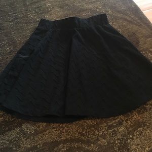 Black flowy skirt